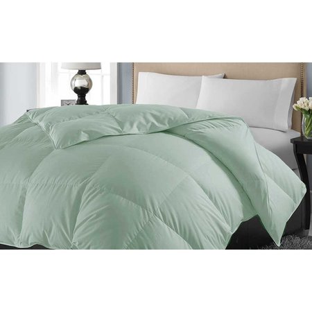 HOTEL GRAND 1000TC Cotton Down Comforters, Green, Full/Queen 021278